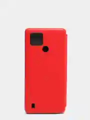 Красный чехол книжка Realme C21