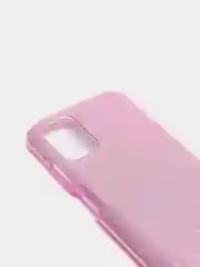 Сиреневый чехол блестящий XIAOMI POCO M3