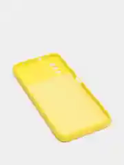 Желтый чехол с защитой камеры и бархатом внутри Xiaomi Poco M3