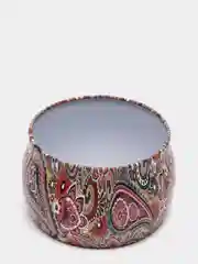 Красный шкатулка металлическая, 5 х 8 см