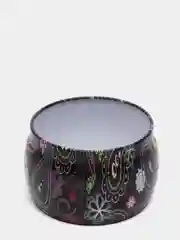 Черный шкатулка металлическая, 5 х 8 см