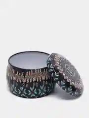 Голубой шкатулка металлическая, 5 х 8 см