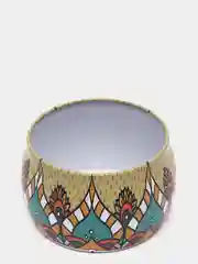 Желтый шкатулка металлическая, 5 х 8 см