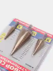 Набор ступенчатых сверл, 3 сверла в комплекте, (4-12 / 4-20 / 4-32 mm)