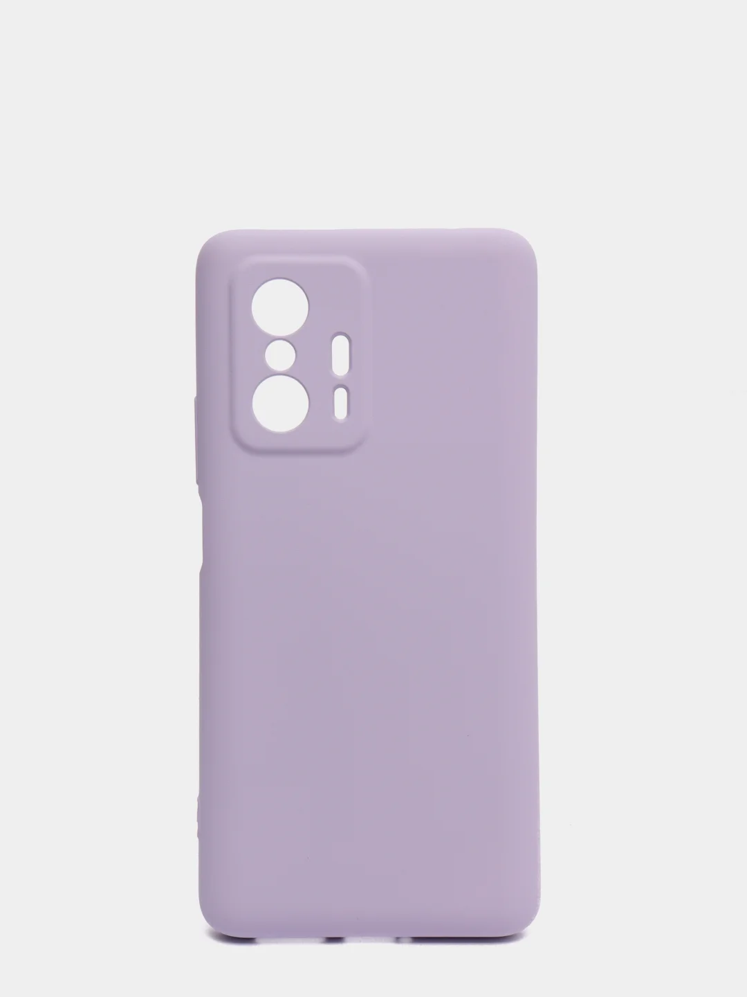 Лавандовый чехол для Xiaomi 11T 5G с защитой камеры и бархатом внутри