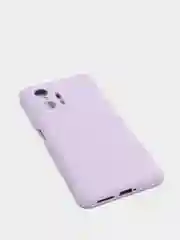 Лавандовый чехол для Xiaomi 11T 5G с защитой камеры и бархатом внутри