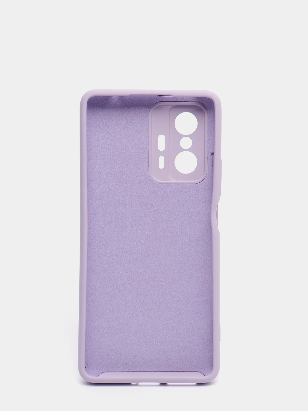 Лавандовый чехол для Xiaomi 11T 5G с защитой камеры и бархатом внутри