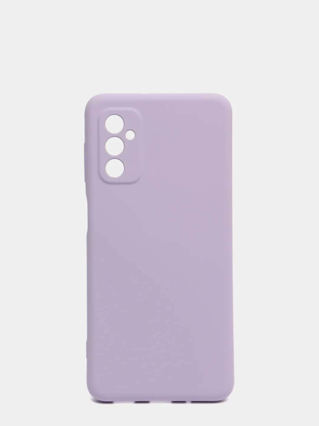 Лавандовый чехол Samsung M52 5G с защитой камеры и бархатом внутри
