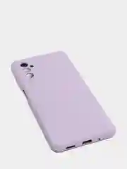 Лавандовый чехол Samsung M52 5G с защитой камеры и бархатом внутри