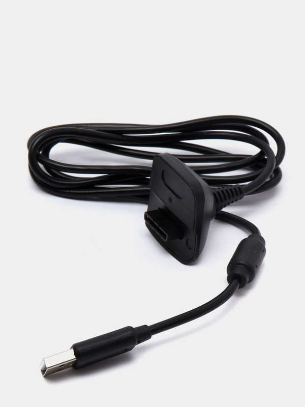 Зарядный кабель для геймпада Xbox 360 (Play and Charge) черный