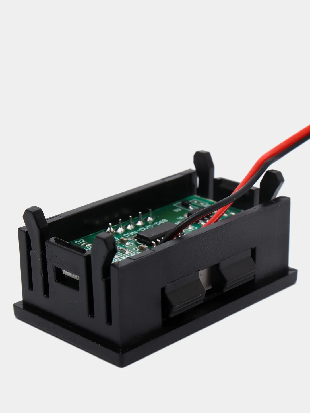 Зеленый вольтметр постоянного тока двухпроводной DC 4.5V-30.0V