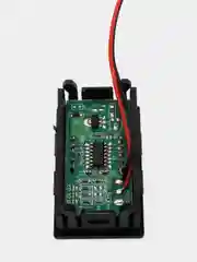 Зеленый вольтметр постоянного тока двухпроводной DC 4.5V-30.0V