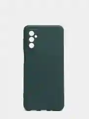 Тёмно-зелёный чехол Samsung M52 5G с защитой камеры и бархатом внутри