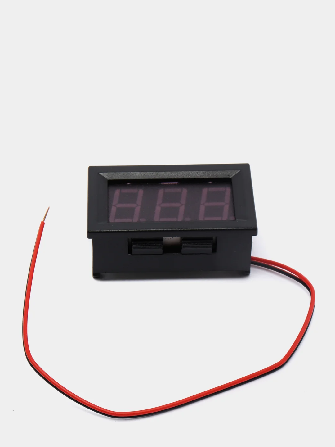 Красный вольтметр постоянного тока двухпроводной DC 4.5V-30.0V