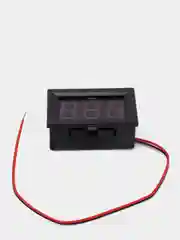 Красный вольтметр постоянного тока двухпроводной DC 4.5V-30.0V