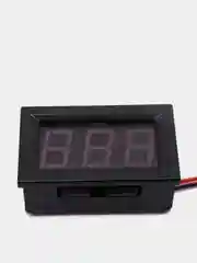 Красный вольтметр постоянного тока двухпроводной DC 4.5V-30.0V