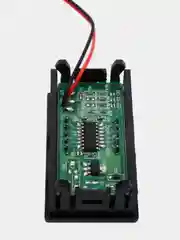 Красный вольтметр постоянного тока двухпроводной DC 4.5V-30.0V