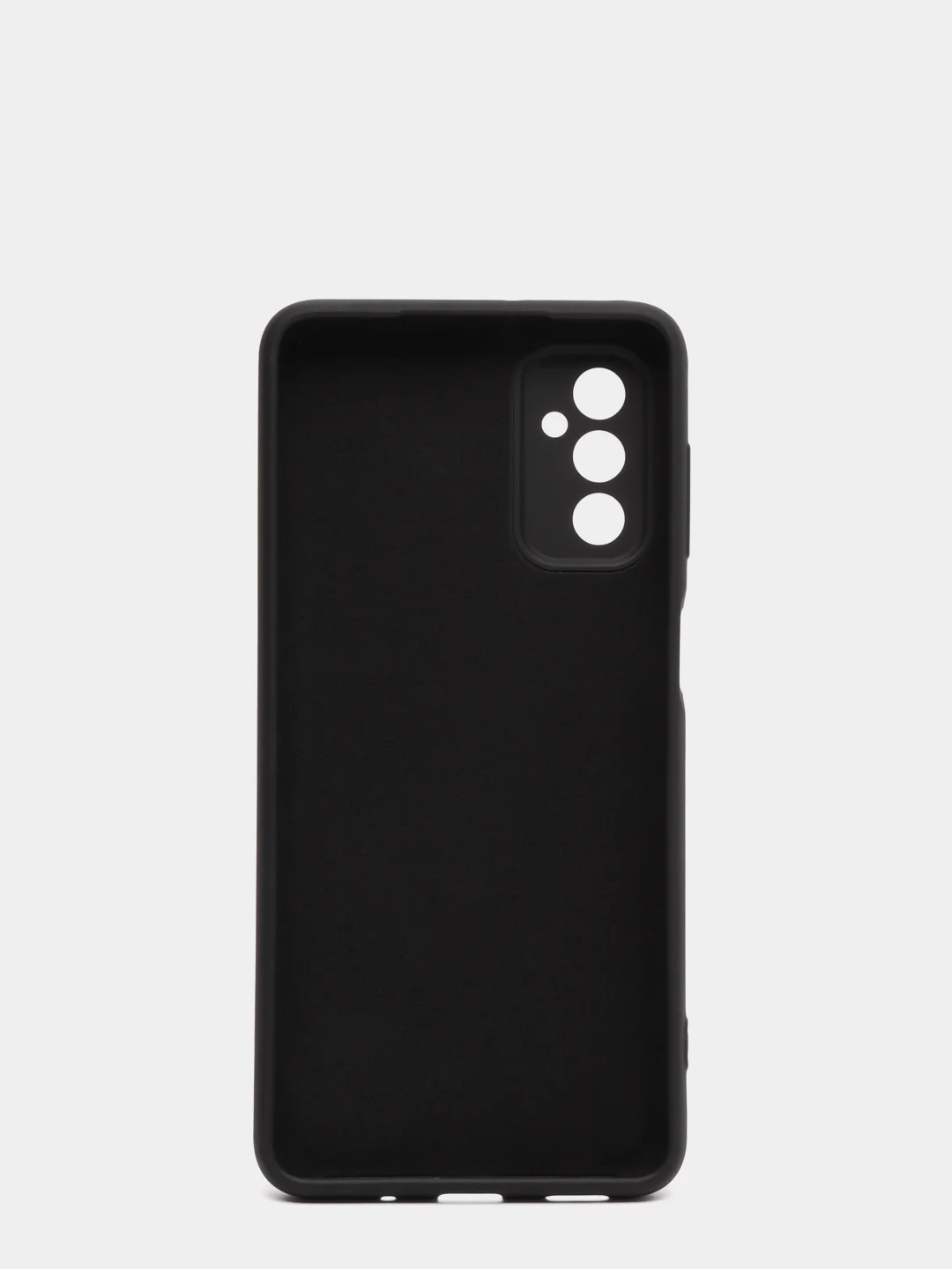 Черный чехол Samsung M52 5G с защитой камеры и бархатом внутри