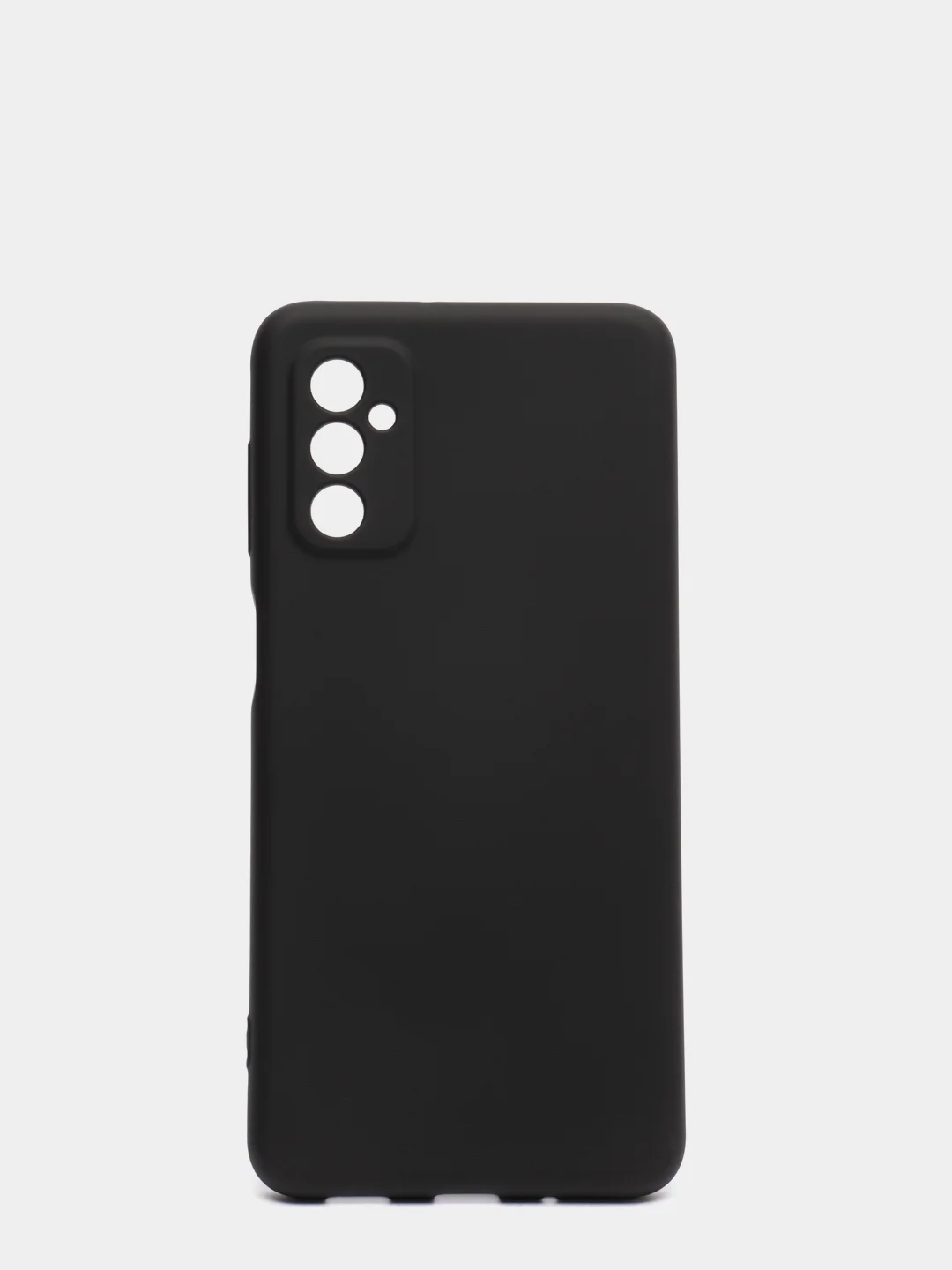 Черный чехол Samsung M52 5G с защитой камеры и бархатом внутри