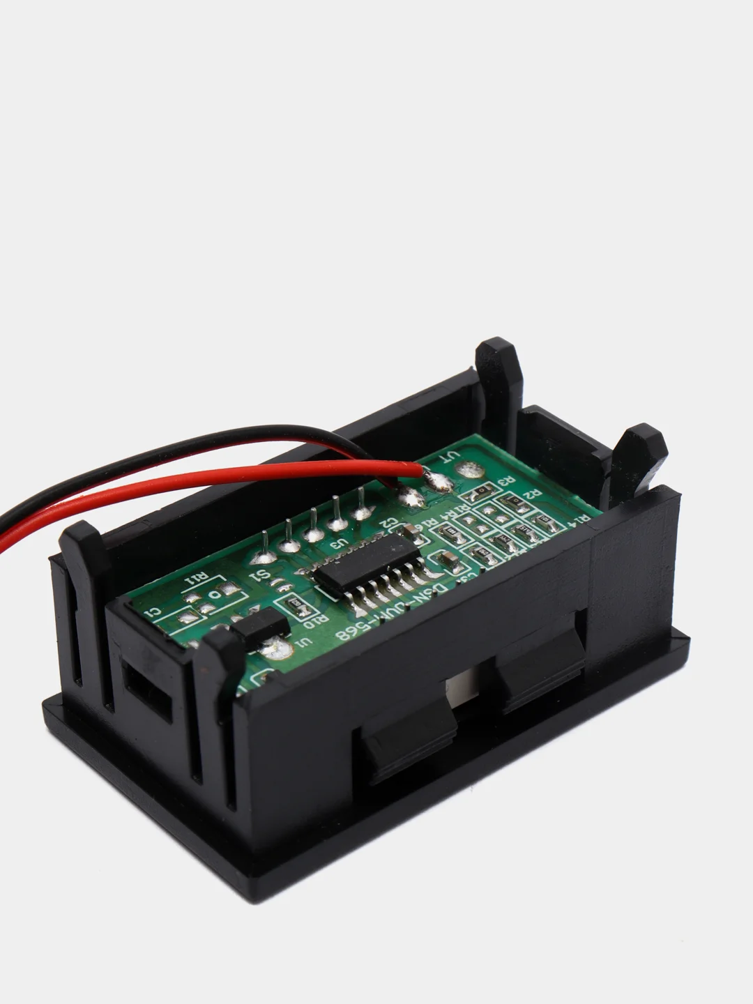Голубой вольтметр постоянного тока двухпроводной DC 4.5V-30.0V
