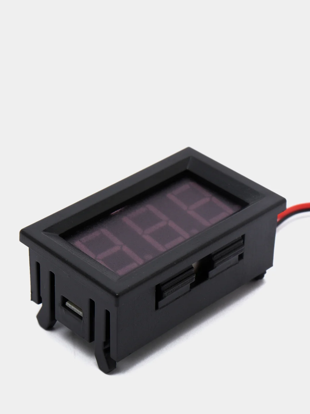 Красный вольтметр постоянного тока двухпроводной DC 4.5V-30.0V