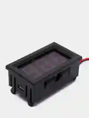 Красный вольтметр постоянного тока двухпроводной DC 4.5V-30.0V