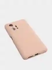 Молочный чехол для Xiaomi 11T 5G с защитой камеры и бархатом внутри
