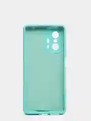Бирюзовый чехол для Xiaomi 11T 5G с защитой камеры и бархатом внутри