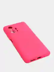 Фуксия чехол для Xiaomi 11T 5G с защитой камеры и бархатом внутри