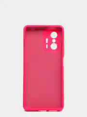 Фуксия чехол для Xiaomi 11T 5G с защитой камеры и бархатом внутри