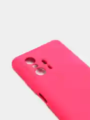 Фуксия чехол для Xiaomi 11T 5G с защитой камеры и бархатом внутри