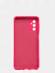 Фуксия чехол Samsung M52 5G с защитой камеры и бархатом внутри