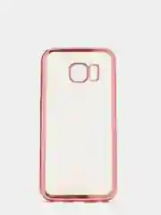 Розовый чехол Samsung S6 edge
