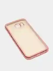 Розовый чехол Samsung S6 edge