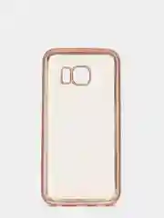 Розовый чехол Samsung S6 edge