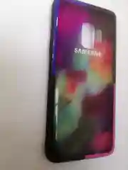 Чехол-накладка Samsung S9 радуга, меняет цвет на телефоне