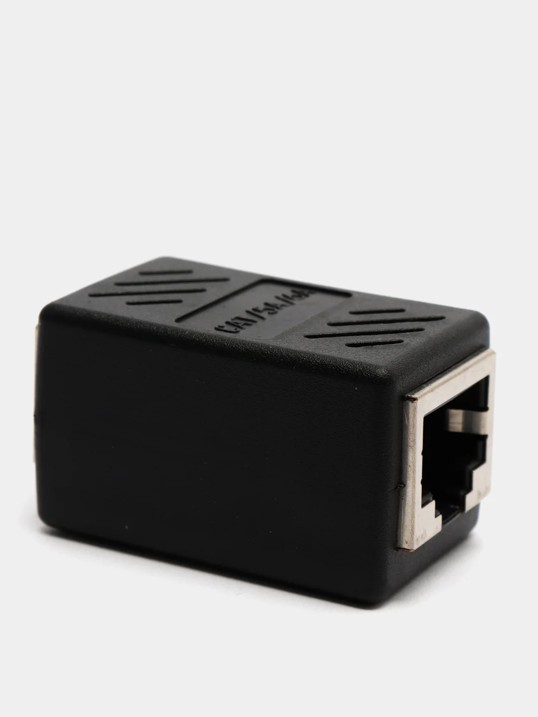 Черный соединитель интернет кабеля RJ45 RJ45 LAN для патч-кордадля удлинения ethernet соединитель