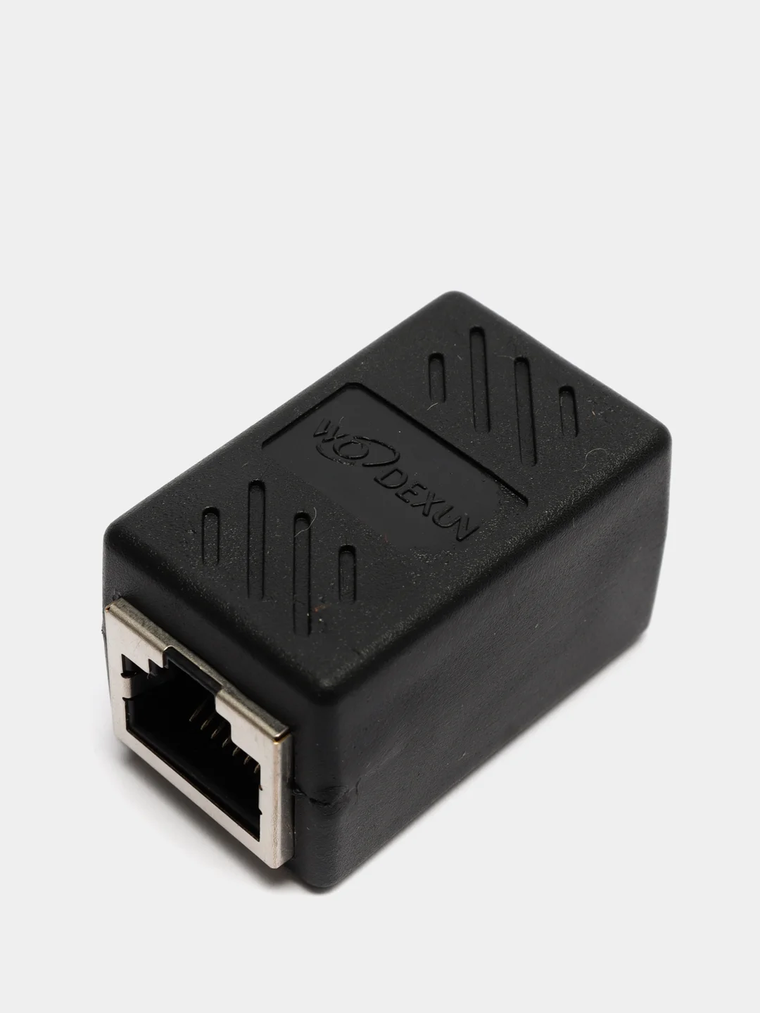 Черный соединитель интернет кабеля RJ45 RJ45 LAN для патч-кордадля удлинения ethernet соединитель