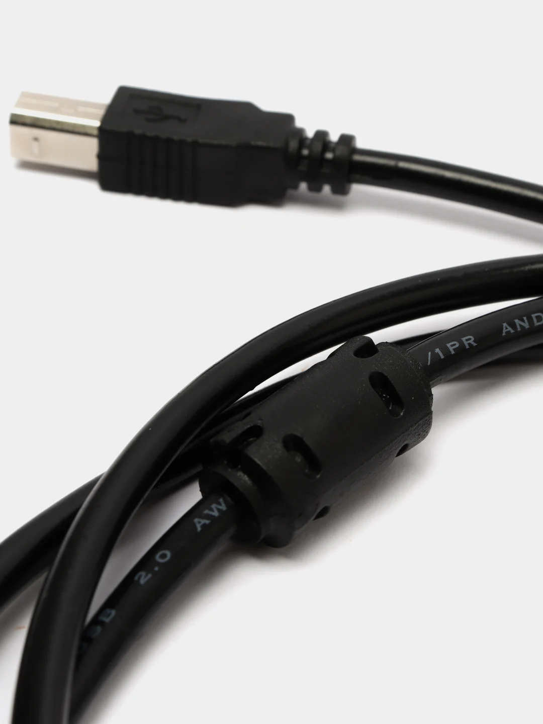 Синий кабель для принтера, сканера USB BM(шт)-АM(шт) USB 2.0 МФУ 1,5 м