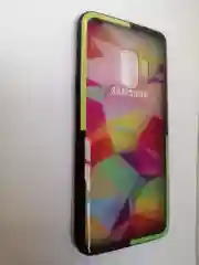Чехол-накладка Samsung S9 радуга, меняет цвет на телефоне