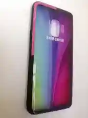 Чехол-накладка Samsung S9 радуга, меняет цвет на телефоне