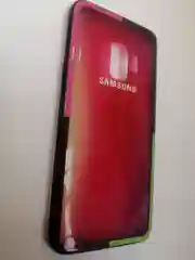 Чехол-накладка Samsung S9 радуга, меняет цвет на телефоне