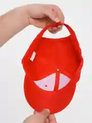 Красный бейсболка однотонная классическая / мужская / женская / кепка унисекс