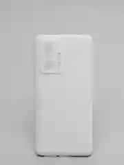 Белый чехол для Xiaomi 11T 5G с защитой камеры и бархатом внутри