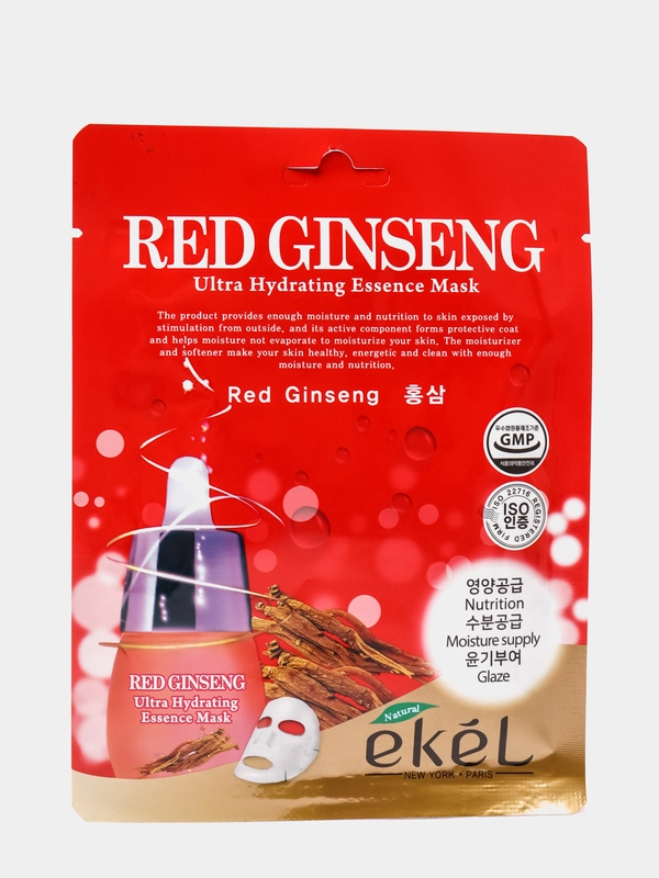 Маска с красным женьшенем Ekel Red Ginseng Ultra Hydrating Mask