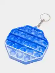 Синий игрушка-антистресс Pop It, брелок