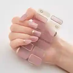 Красный лаковые наклейки полоски для ногтей