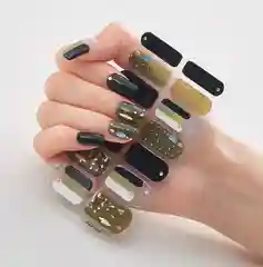 Ледяной лаковые наклейки полоски для ногтей