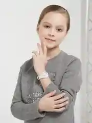 Белый часы наручные детские