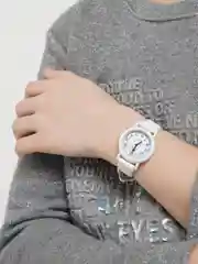 Белый часы наручные детские
